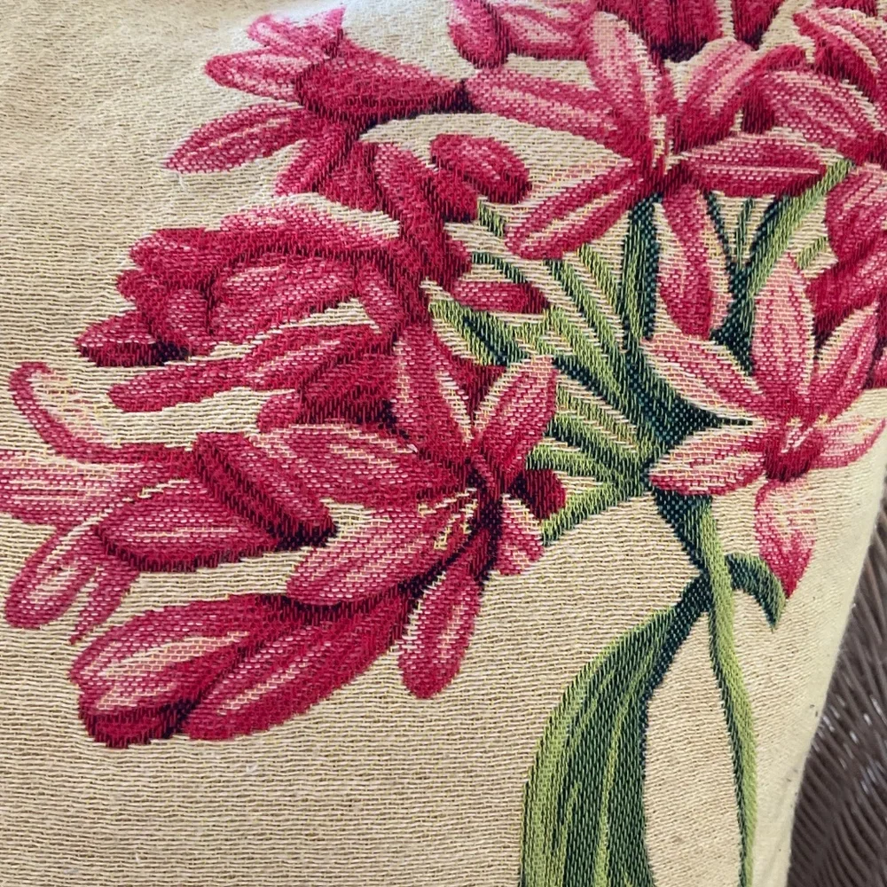 Beautiful Tapestry Throw Pillow Made in England